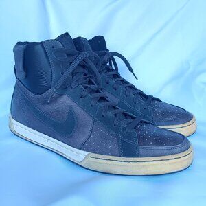 Mens Nike Air Flytop Navy 10 Hi Tops 385225-009
